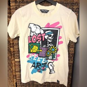 Rebel Minds- Youth size 10/12 T-shirt, Embroidered/Screen Print combo, Pre-Owned